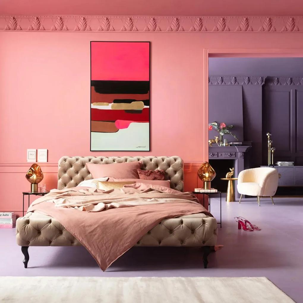 Kare Design Abstract Shapes Pink Schilderij Roze Tinten