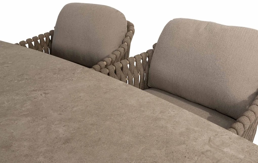 4 Seasons Outdoor Comino low dining chair latte SALE  Tuinstoel    beige weerbestendig