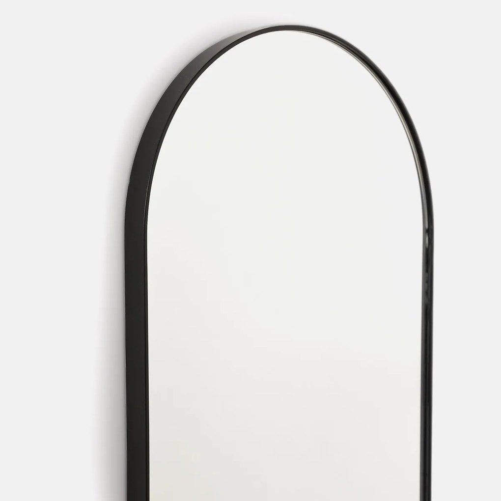 Ovalen spiegel in metaal 30x100 cm, Iodus