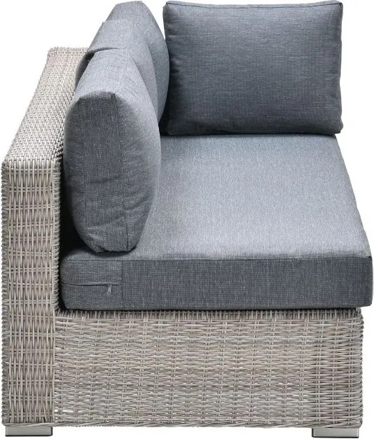 Garden Impressions Tennessee loungebank arm links vintage willow - texfiber