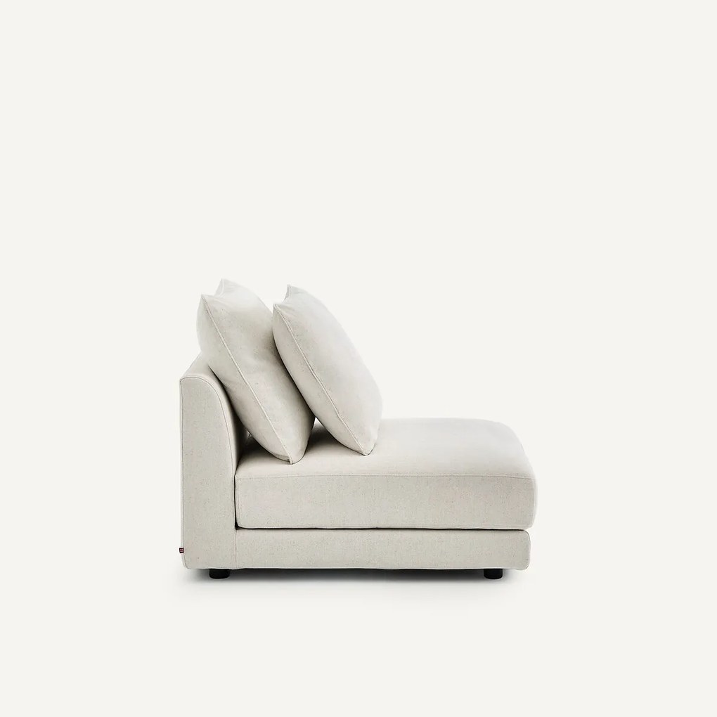 Modulaire bank van gemêleerd canvas, TIBERIO