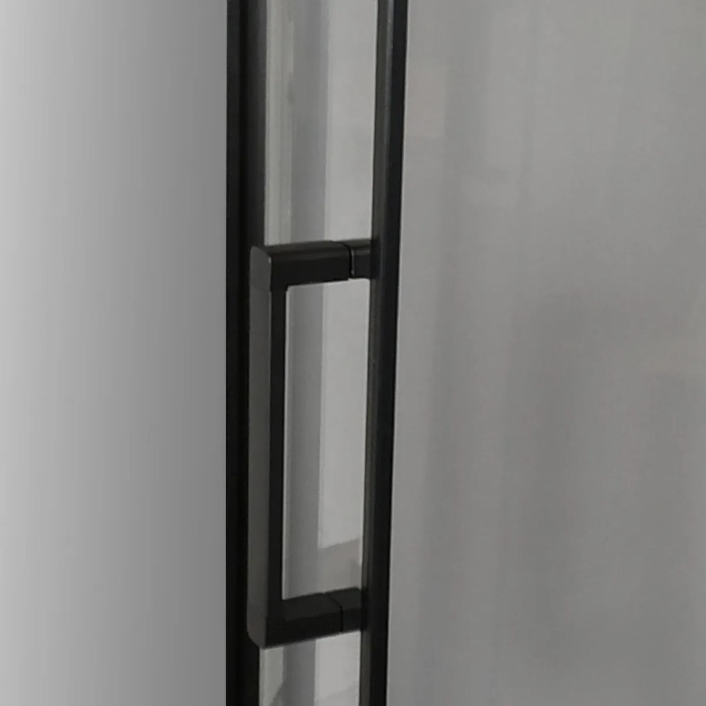 Kerra Wega complete douchecabine met massagejets zwart