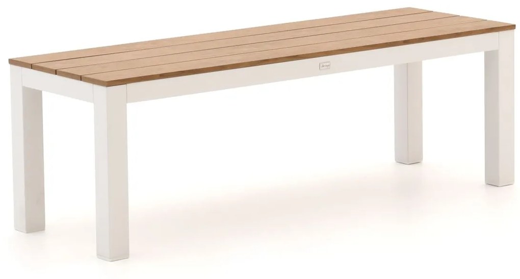 Picknickbank Bellagio  | Aluminium/Polywood | 2 personen | Tuinbank Wit | 137cm | Kees Smit Tuinmeubelen