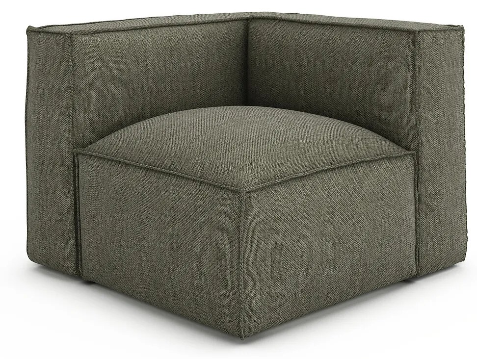 Omvormbare hoekbank, getextureerde stof, Seven