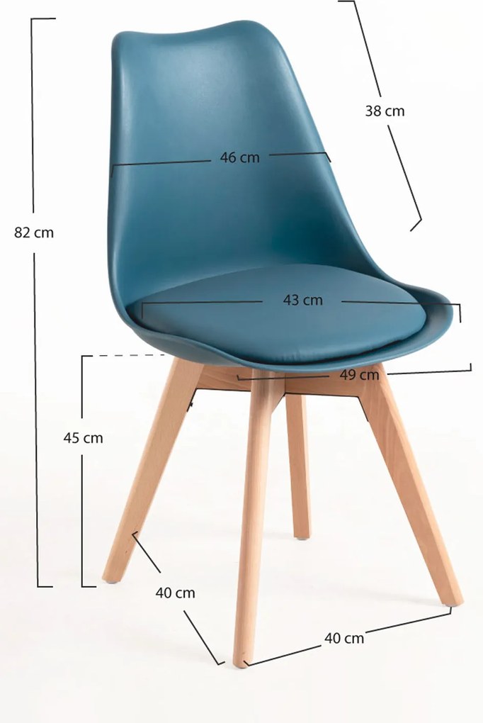 Set 4 Synk Basic Stoelen