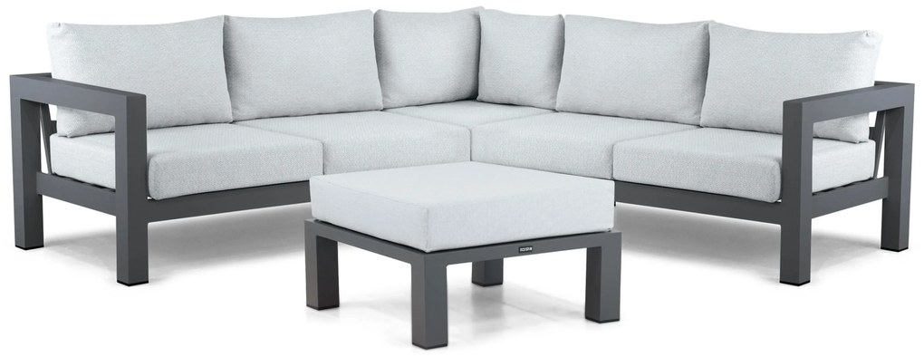 Hoek loungeset 5 personen Aluminium Grijs Lifestyle Garden Furniture Luca