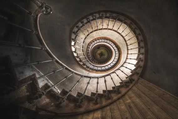 The most beautiful stairs I have ever seen - Canvas - 30x20