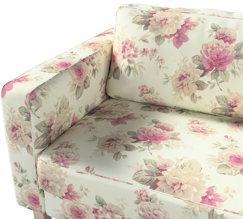 Dekoria Hoes voor Karlstad 3-zitsbank van IKEA, beige-roze