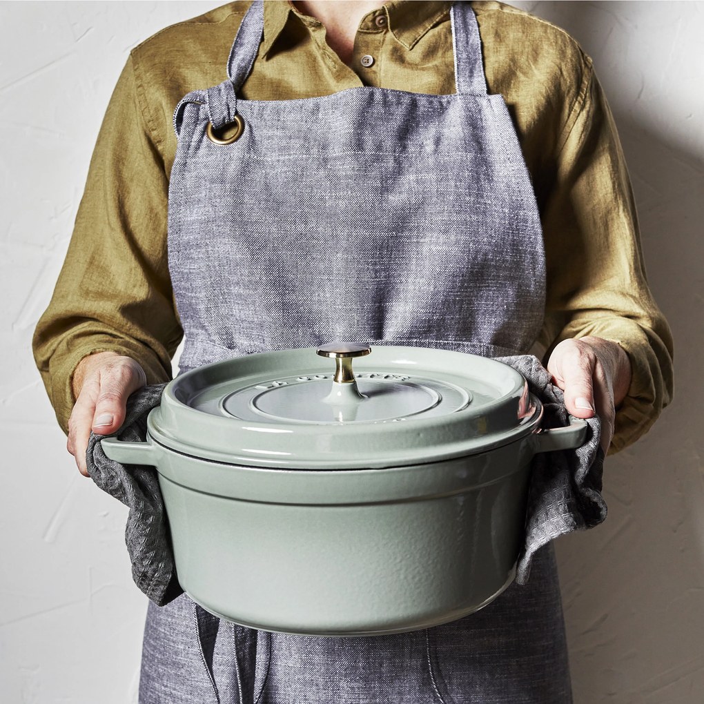 Staub La Cocotte Cocotte 28 cm / 6,75 l, Rond, eucalyptus - La Cocotte - Staub