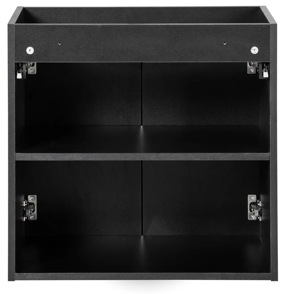 Comad Nova Black onderkast met 2 deuren 60x40x60cm zwart