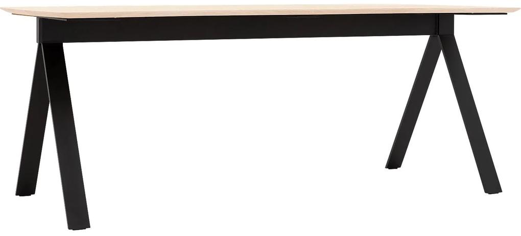 Goossens Excellent Eettafel Floyd, Semi rechthoekig 200 x 100 cm
