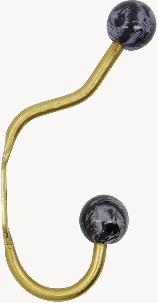 Handgemaakte metalen wandhaken Ball, 2-delig
