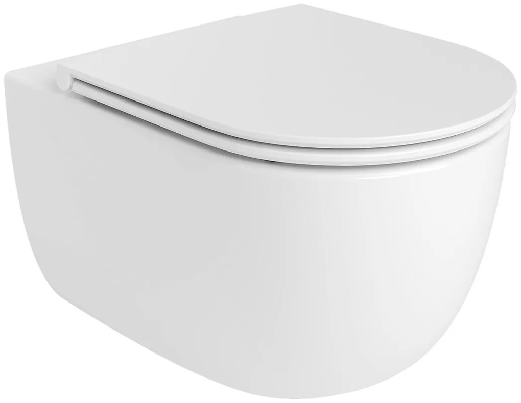 Bruckner Glanz toiletzitting softclose met quick release 36x44cm wit