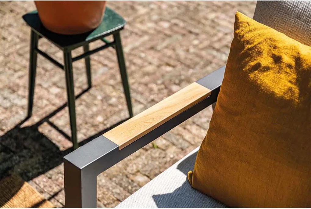 Garden Impressions Lissabon lounge dining set 5-delig stoel-bank - valley sand