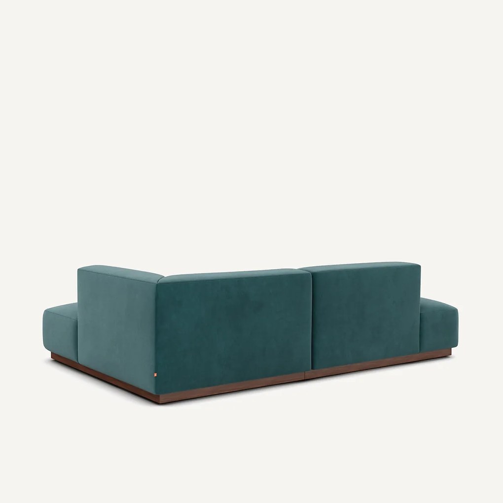 Rechter hoekbank in fluweel, Jacopo