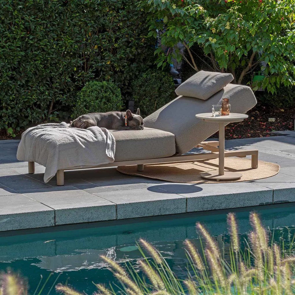 4 Seasons Boaz bijzettafel Ø45xH55 cm latte - ceramic