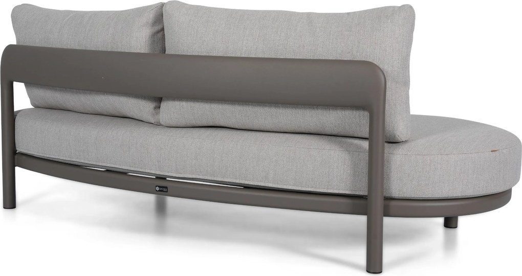 Hoek loungeset 4 personen Aluminium Taupe  Santika Furniture Santika