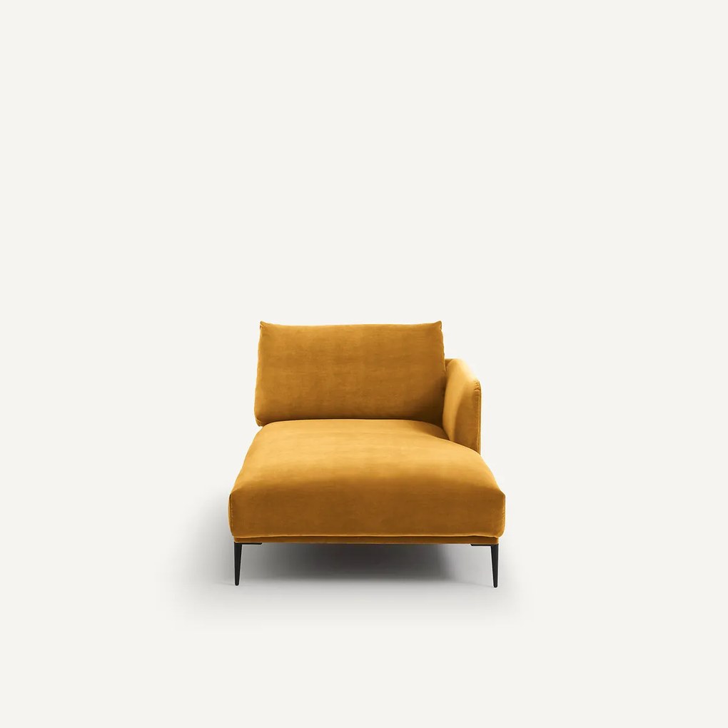 Longchair fluweel, Oscar design E. Gallina