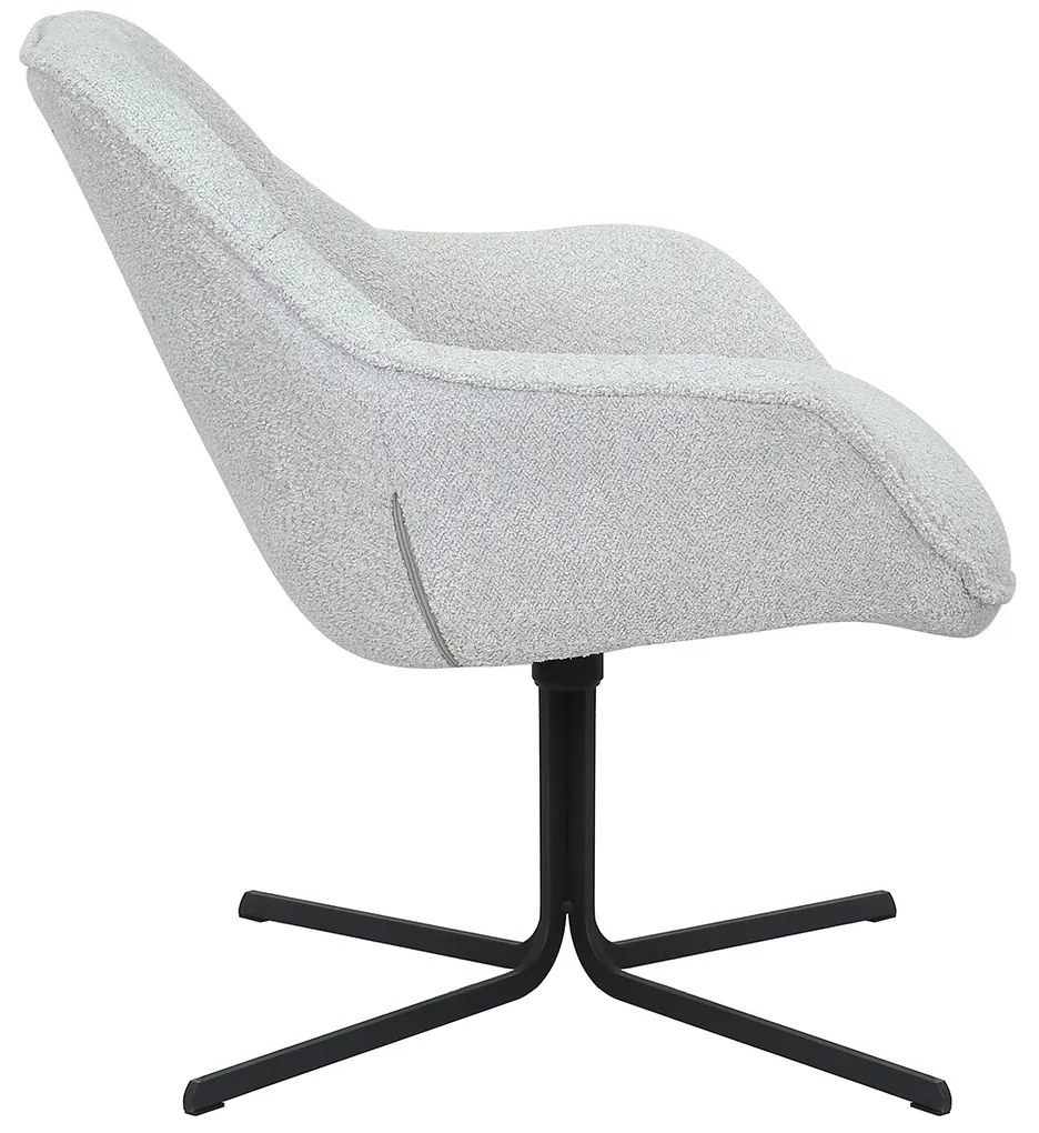 Starfurn Mila Draaibare Fauteuil Chenille Off White