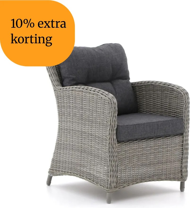 + 10% kassakorting | Lounge tuinstoel | Intenso  Leone | Wicker (vlechtwerk) | Grijs | Kees Smit Tuinmeubelen