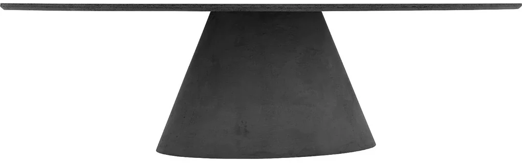 Goossens Eettafel Stone, Ovaal 280 x 120 cm