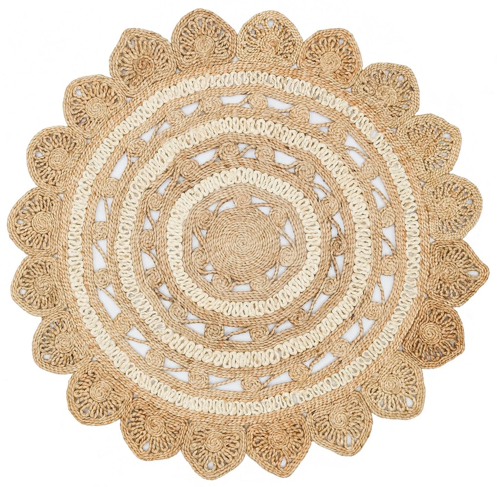 Vloerkleed Maceo rond jute | Conceptum Hypnosis