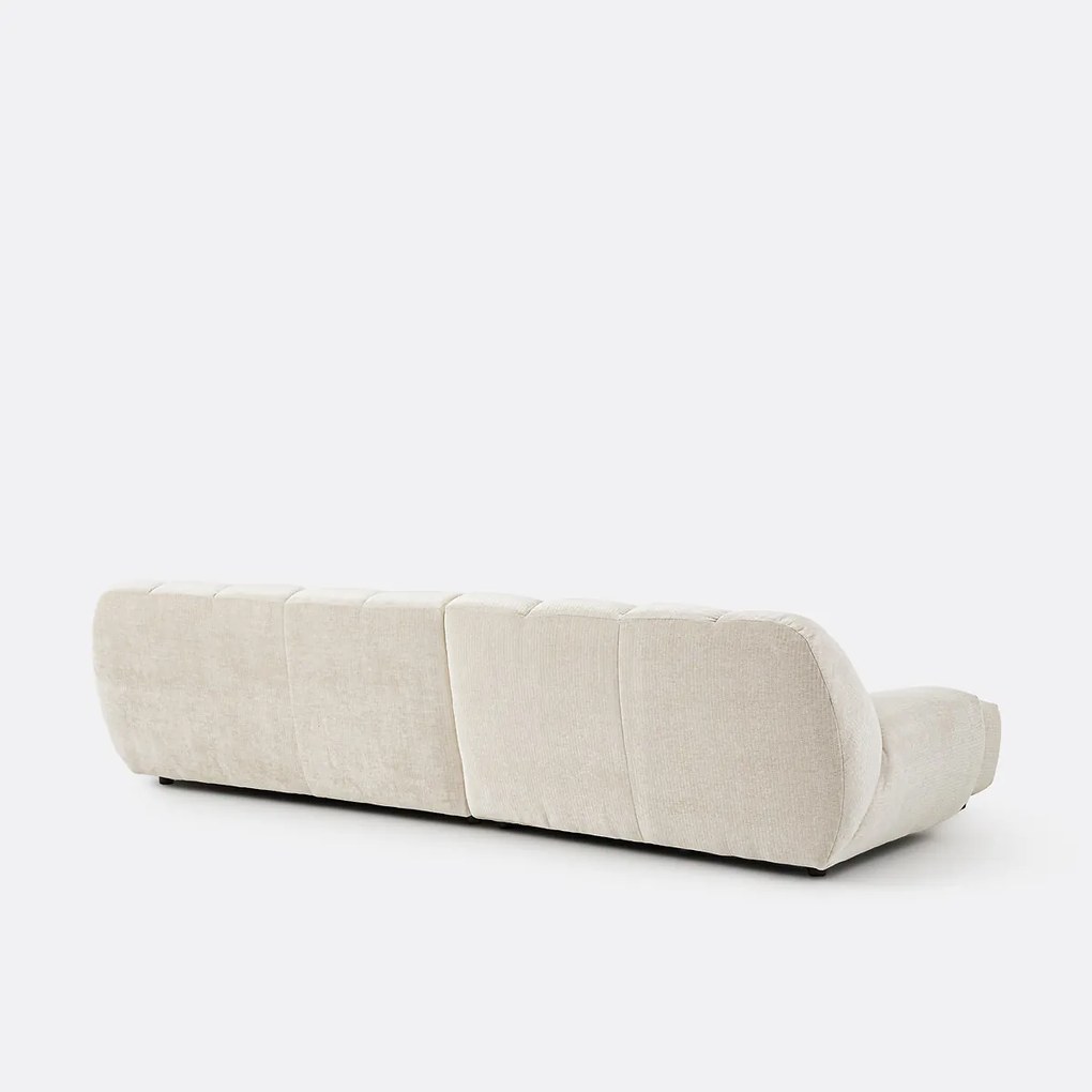 Nuria vintage ribfluwelen hoekbank links