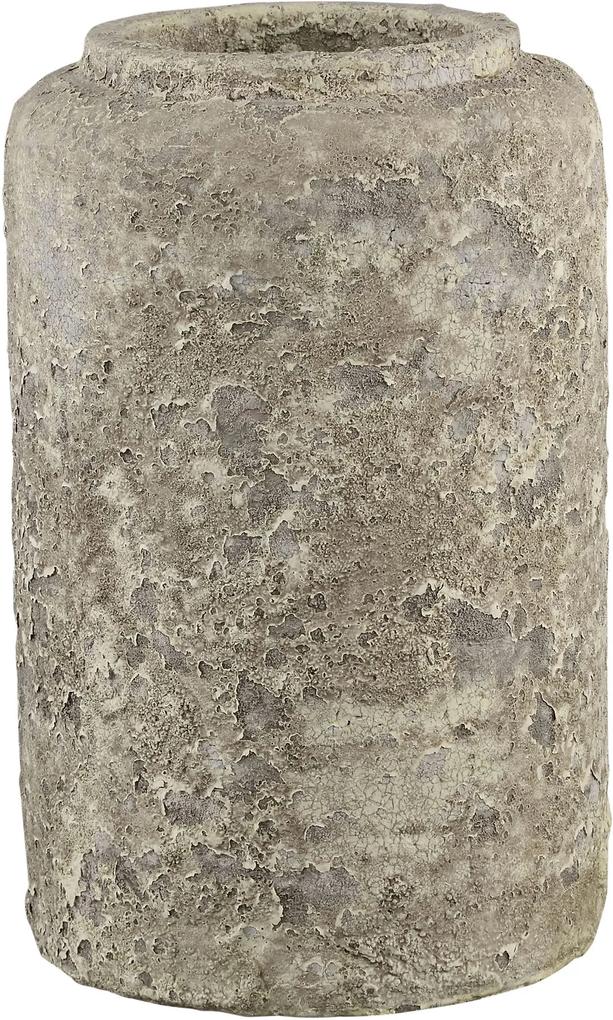 PTMD Collection | Bloempot Solange diameter 19 cm x hoogte 29.5 cm cremekleurig bloempotten keramiek vazen & bloempotten | NADUVI outlet
