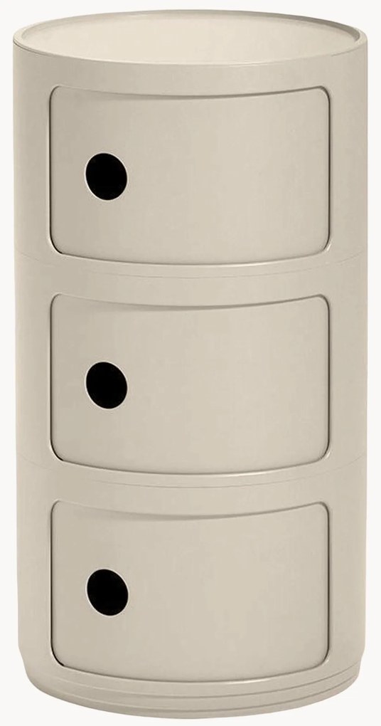 Design container Componibili, 3 modules, H 59 cm