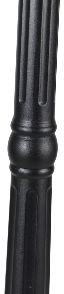 Buitenlantaarn zwart 220 cm 2-lichts IP44 - Havana