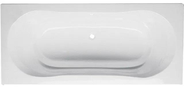GO by Van Marcke Jersey inbouwbad - 180x80cm - ergonomische schuine rugzijde - incl poten - acryl - glans wit 119054