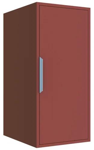 Allibert EVO badkamerkast - 40x101.1x35cm - halfhoog - 1 deur - terracotta mat 248806