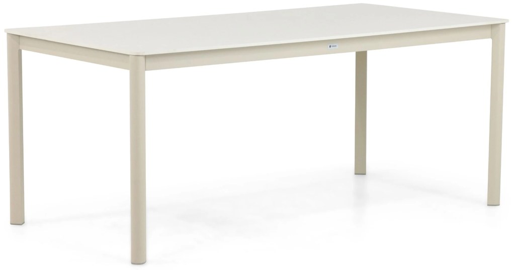 Dining Tuintafel rechthoekig 180 x 90 cm Aluminium/keramiek Taupe Como