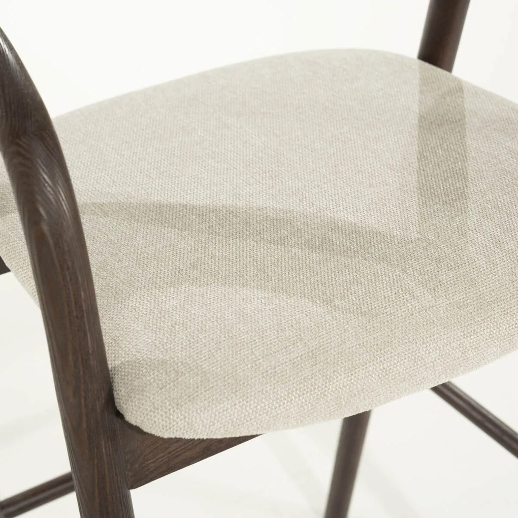 Eleonora Rayven Barkruk Hout Wabi Sabi Stijl Bruin