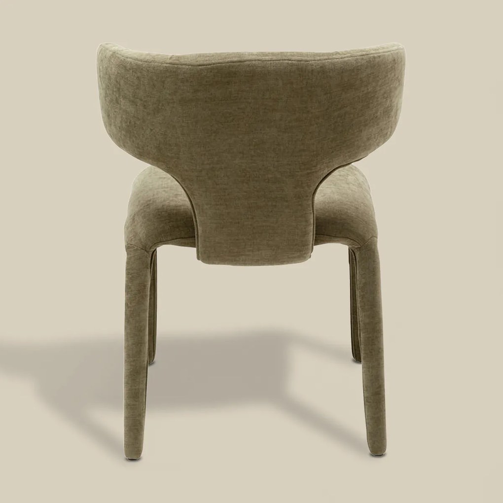 Kare Design Tobi Eetkamerstoel Stof Groen
