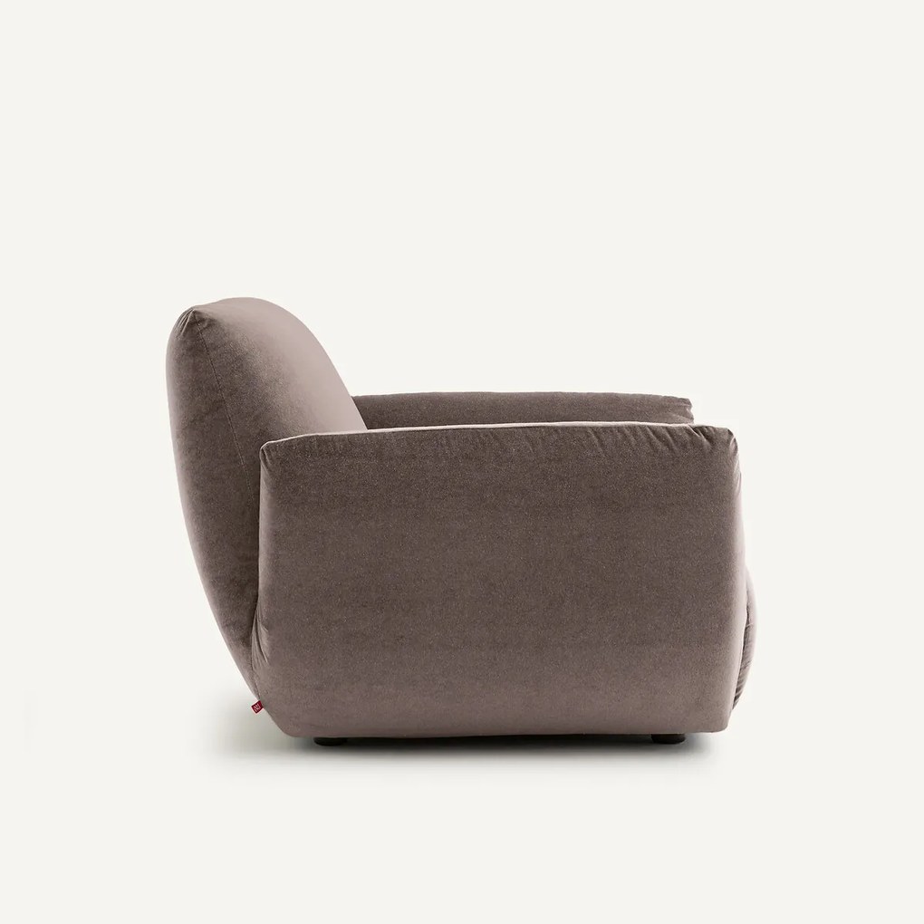 Fauteuil van linnen fluweel, SPOGANO