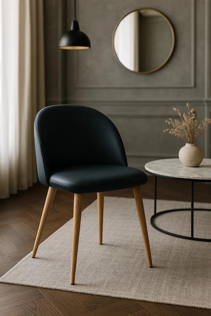 Vint kunstleren stoel