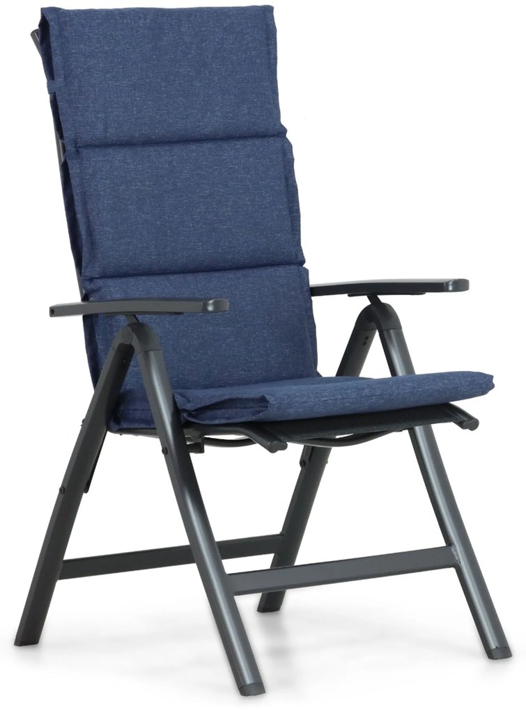 Stoff Yua Standenkussen Polyester Blauw