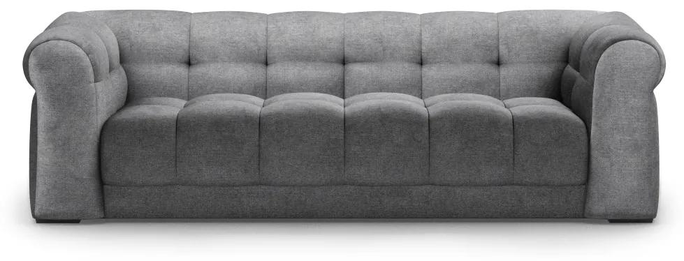 Rivièra Maison - Cobble Hill Sofa 3,5 Seater, velvet, frosty green - Kleur: grijs