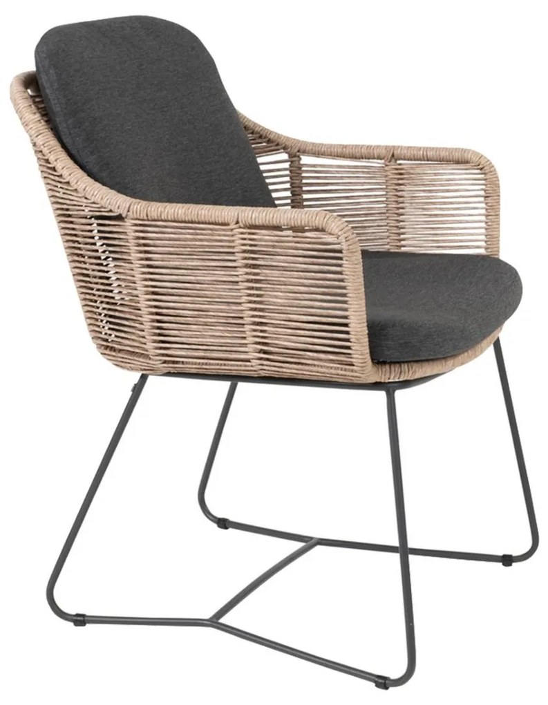 Belmond naturel/Privada 240x107 - Ovale tuinset - 7-delig
