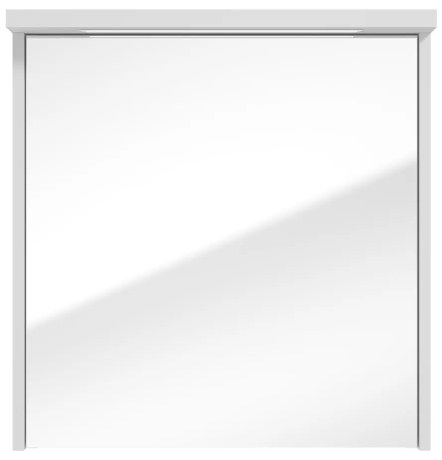 Fontana Grado spiegelkast met verlichting 60cm 1 deur wit mat