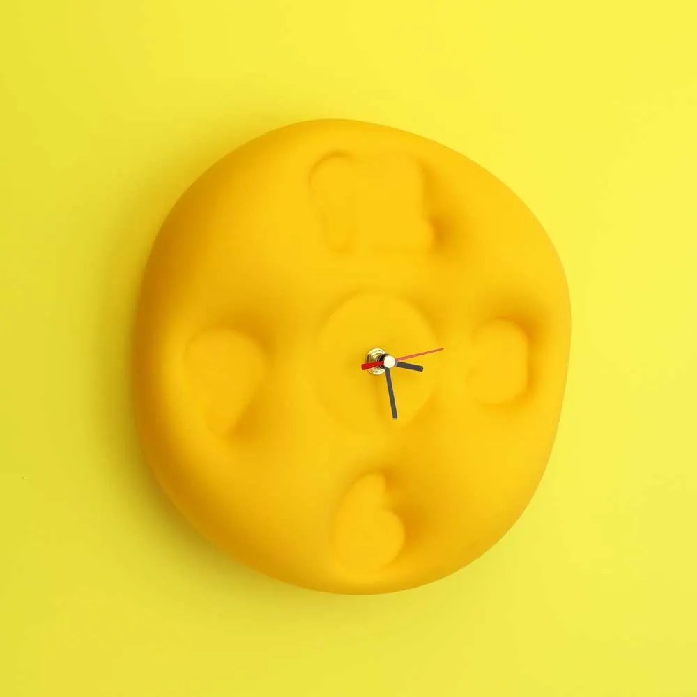 Design Klok - Teun Zwets - Bubble Clock Geel