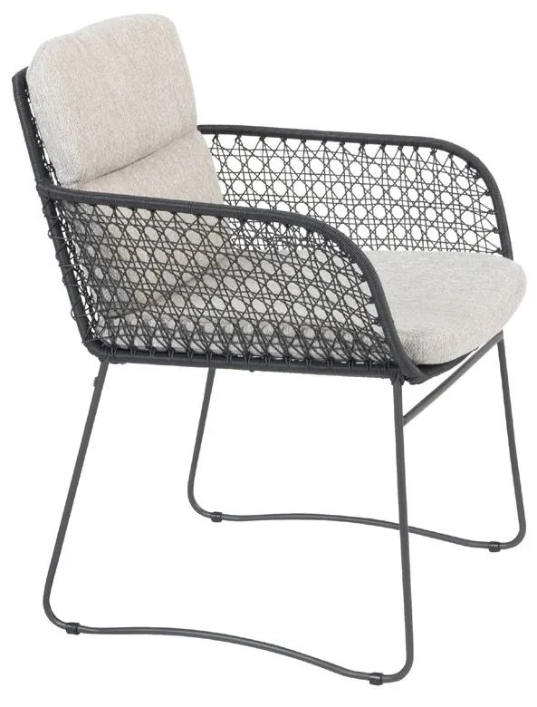 4 Seasons Outdoor Aprilla tuinstoel antraciet * Sale *  Tuinstoel    beige weerbestendig