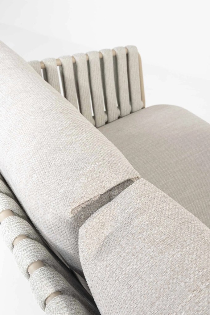 Taste by 4 Seasons Eva loungeset latte met Emma salontafels SALE Loungeset houtkleur weerbestendig