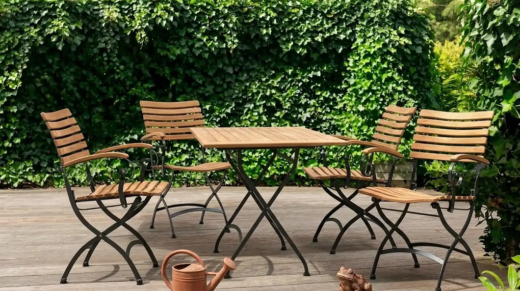 4 Seasons Outdoor Bellini tuinset met Darwin tafel Tuinset zwart weerbestendig