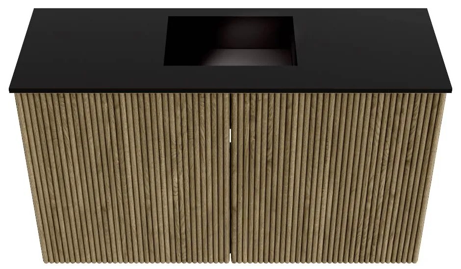 Mondiaz Joya 70cm toiletmeubel dusk met wastafel faye midden zonder kraangat urban