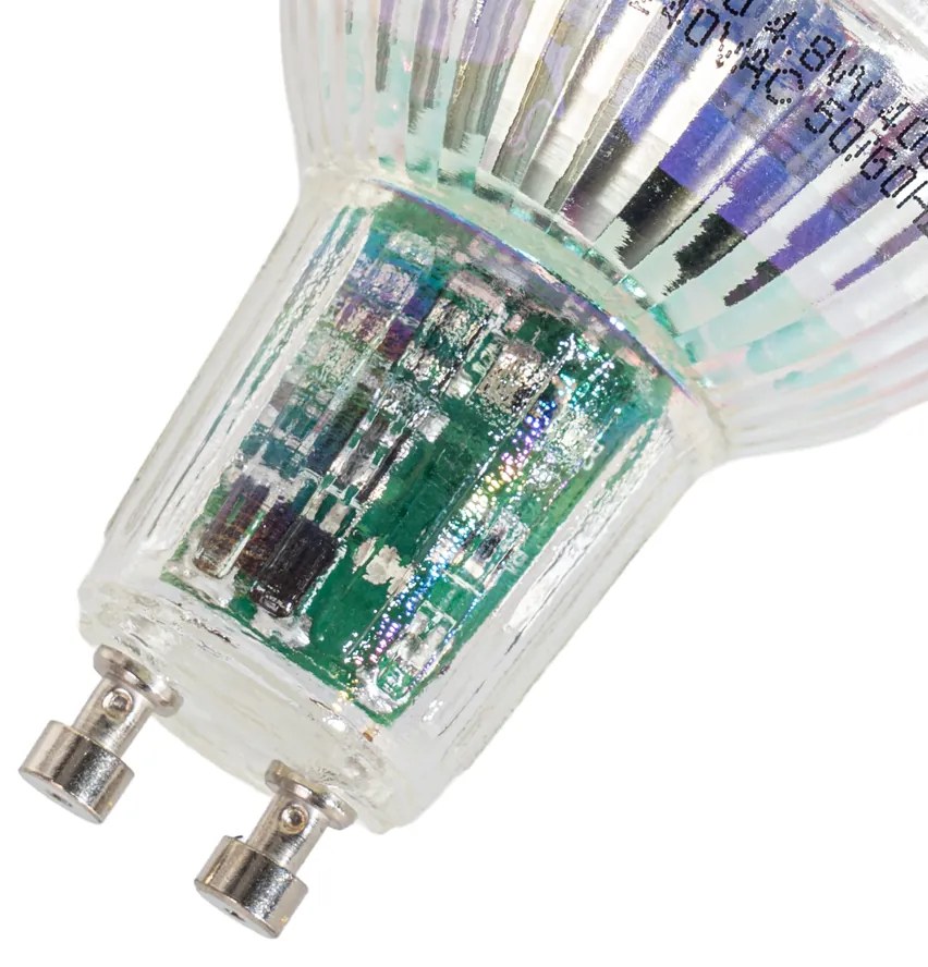 Set van 5 Smart GU10 50mm LED lampen helder 4.8W 400 lm 1800-6500K