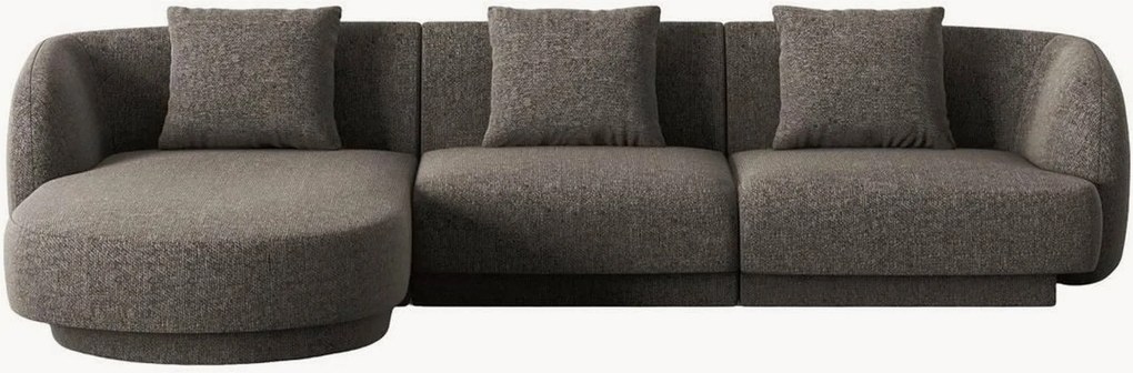 Chenille hoekbank Tulum