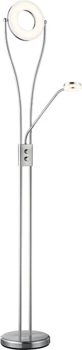 Reality Vloerlamp Rennes - Metaal - Nikkel Mat