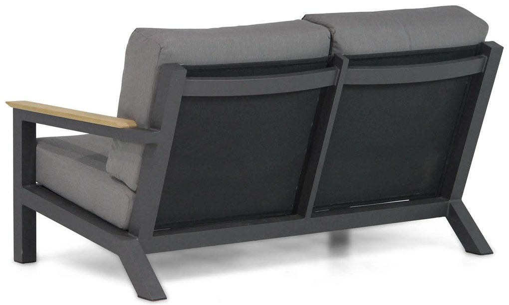 Dining Loungeset 5 personen Aluminium/teak Grijs 4 Seasons Outdoor Capitol/Lifestyle
